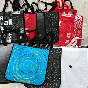 Lululemon shopping bags